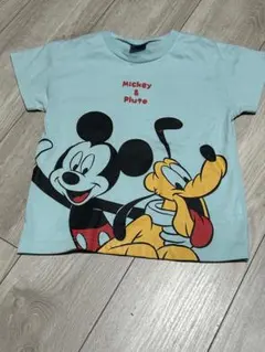 【匿名配送】120cm ミッキーマウス & プルート Tシャツ