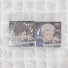 ハイキュー!! ウエハース シール ①伊達工　二口　青根　SR
