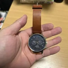 NEWH クロノグラフ 時計 ダークブルー