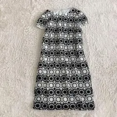 美品✨レリアン　コットン刺繍　レースワンピース　フレアスリーブワンピース　ドレスのサムネイル