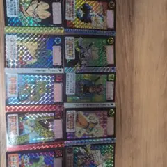 【当時物】ドラゴンボール カードダス プリズム10枚セット ブロリー ベジータ含