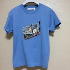 SeeByChloé ロゴプリント 半袖Tシャツ ライトブルーのサムネイル