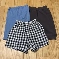 男の子 ハーフ・ショートパンツ 3点セット 90㎝