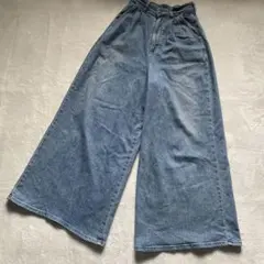 Lee ワイドパンツ　デニム　サイズS
