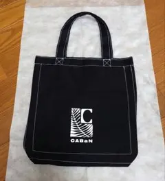 CABaN キャバン ショッパー ミニサイズ トートバッグ ブラック 黒
