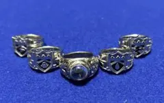 家庭教師ヒットマンREBORN ボンゴレリング　セット　大空　雨　雲　雷　霧