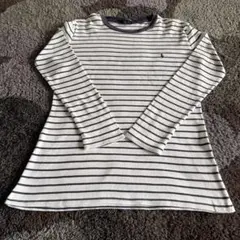 US購入 ラルフローレン ボーダー七分シャツ S (日本M相当)