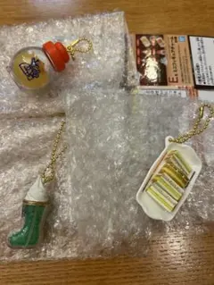 一番くじ　コメダ珈琲　E賞　ミニチュアチャーム　メロンソーダ　ハムサンド