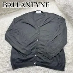 BALLANTYNE バランタイン シルク 麻 カーディガン グレー 薄手 Lのサムネイル