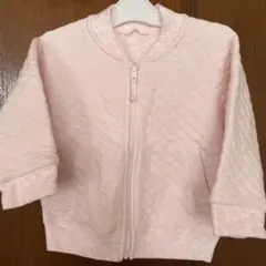 【美品】上着80 キルティング アウター 女の子 フード無しジャンバー
