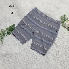 ギャップ　ショートパンツ　ハーフパンツ　ボーダー柄　綿100% カジュアル　Mのサムネイル