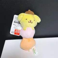 新品タグ付 サンリオキャラクターズ 3色だんごマスコット　ポムポムプリン