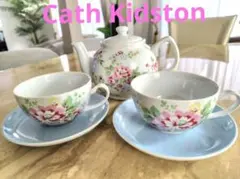 超レア✨️Cath Kidston♡ティーポット＋カップソーサー１客＋おまけ１客