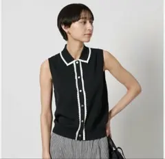 UNITED ARROWS レース付きノースリーブベスト
