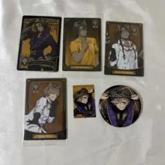 ツイステ　サバナクロー　シール　缶バッジ　レオナ　ラギー