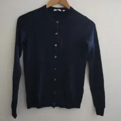 UNIQLO ネイビー 長袖カーディガン