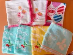 【新品未使用】タオルハンカチ7枚