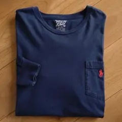 POLO RALPH LAUREN ロングスリーブTシャツ/濃紺/古着/M