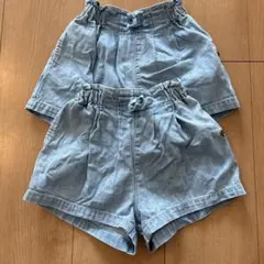 アプレレクール　デニムショートパンツ