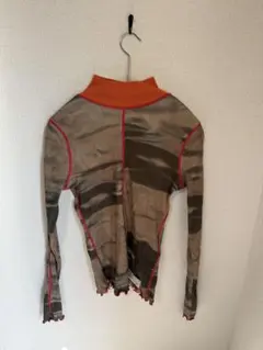 DIESEL INDUSTRY カモフラージュ ハイネック長袖