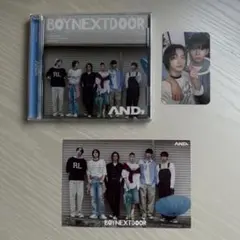 BOYNEXTDOOR AND 通常盤+ユニットトレカ+ポストカード①