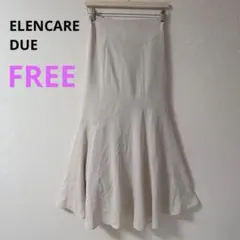 【エレンカーレ　デュエ】マーメイドフレアスカート　ロング　アイボリー　FREEのサムネイル