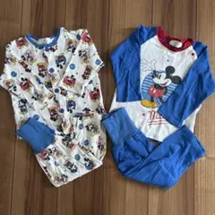 Disney baby ミッキー パジャマ 90cm 2点セットのサムネイル
