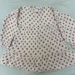 PETIT BATEAU ピンク・チュニックワンピース・116cm