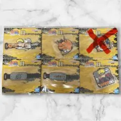 NARUTO-ナルト- 一番くじ H賞 ラバーアソート セミコンプ 全5種