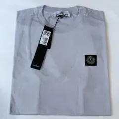 新品未着用 Stone Island 60/2 ロゴTシャツ ライラックS