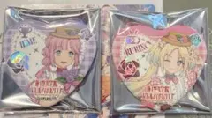 ラブライブ！シリーズ15周年記念GiGOコラボカフェハート缶バッジ／大沢