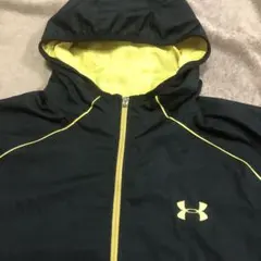 アンダーアーマー フルジップ ナイロンジャケット メンズ XL ブラック
