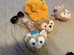 パーク購入 ダッフィー・シェリーメイ ジェラトーニ プーさん 小物セット