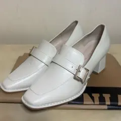 ORiental TRaffic ベルトデザインパンプス ローファー アイボリー