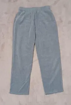 WEGO コーデュロイパンツ くすみブルー Lサイズ