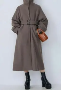 MURUA スタンドカラーコート