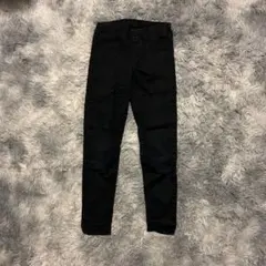 レディース デニム ブラック ズボン ユニクロ 140