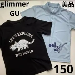 GU／グリマー／150cm／ポロシャツ／Tシャツ／半袖／女の子／ジュニア／子供服のサムネイル