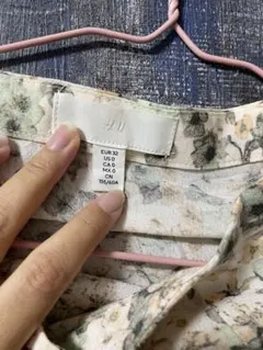 H&M フローラルプリント ロングスカート EUR 32