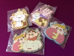 お値下げ　クレヨンしんちゃん　ラバーストラップ　4種セット