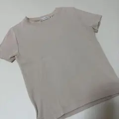 MOUSSY 半袖 リブTシャツ ベージュ