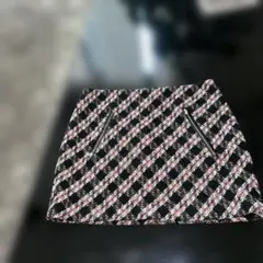 ZARAツイードミニスカート