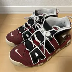 NIKE AIR MORE UPTEMPO 赤黒　27.5cm