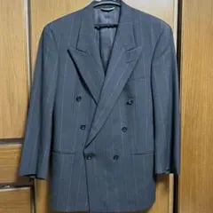 Christian Dior ダブルブレスト テーラードジャケット ストライプ
