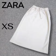 ZARA ホワイト タイトロング スカート XSのサムネイル