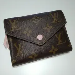 LOUIS VUITTON モノグラム 三つ折り財布 ピンクのサムネイル