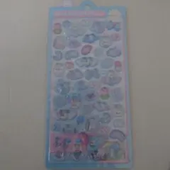 ボンボンドロップシール　うさぎ　水色　クーリア　正規品