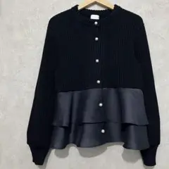 ペプラムカーディガン