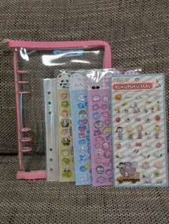 スヌーピー　PUKUPUKUシール　バインダーセット