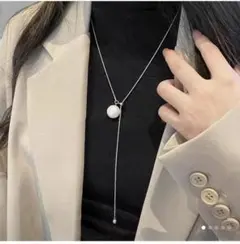 パール ロングネックレス